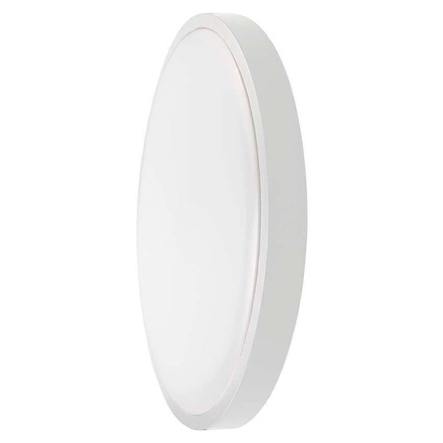 Lumina LED Rotunda Senzor Alb Rece IP44 - 18W