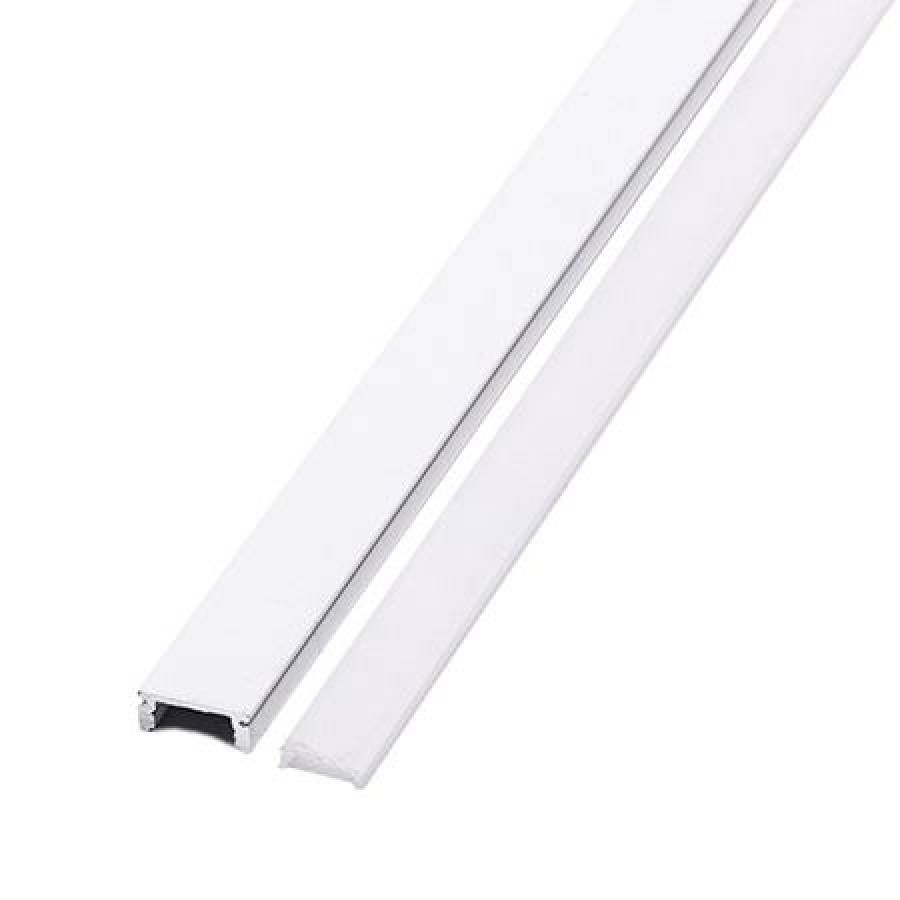 Profil Aluminiu Banda Led V-TAC 2m 17.4mm Alb