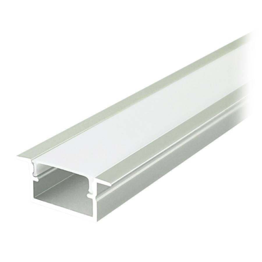 Profil aluminiu banda led 2m - montare usoara, design sleek.