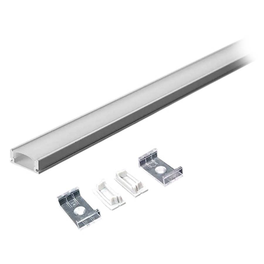 Profil aluminiu pentru banda LED 2m 23.5mm x 10mm.