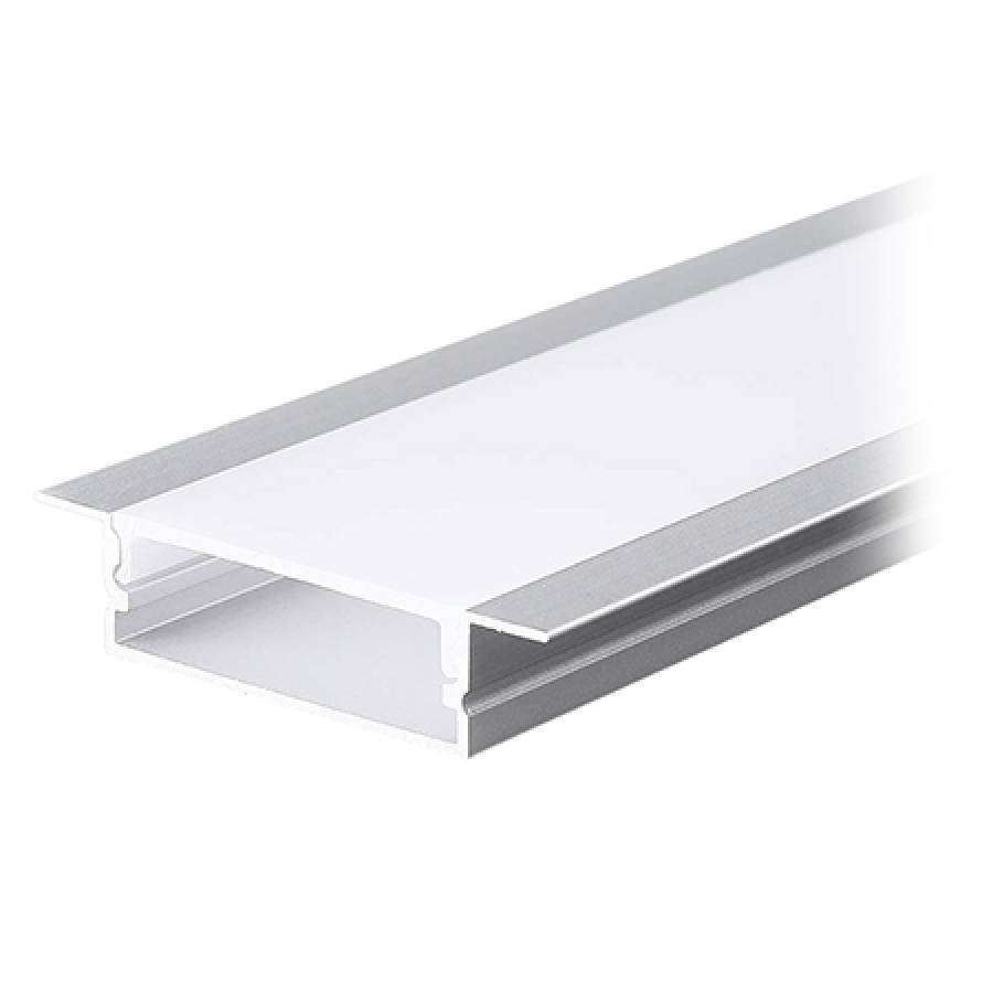 Strip LED 2m, profil din aluminiu, dimensiuni 30x10mm.