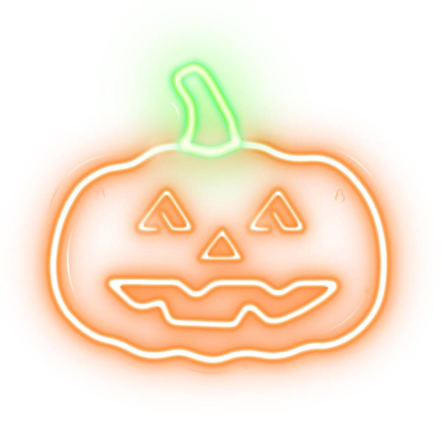 Lumina Verde Neon Led Dovleac pentru Reclama Luminoasa