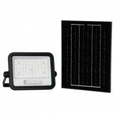 Lampă solară reflector 100w 1200lm 7in1 pentru exterior - Negru.