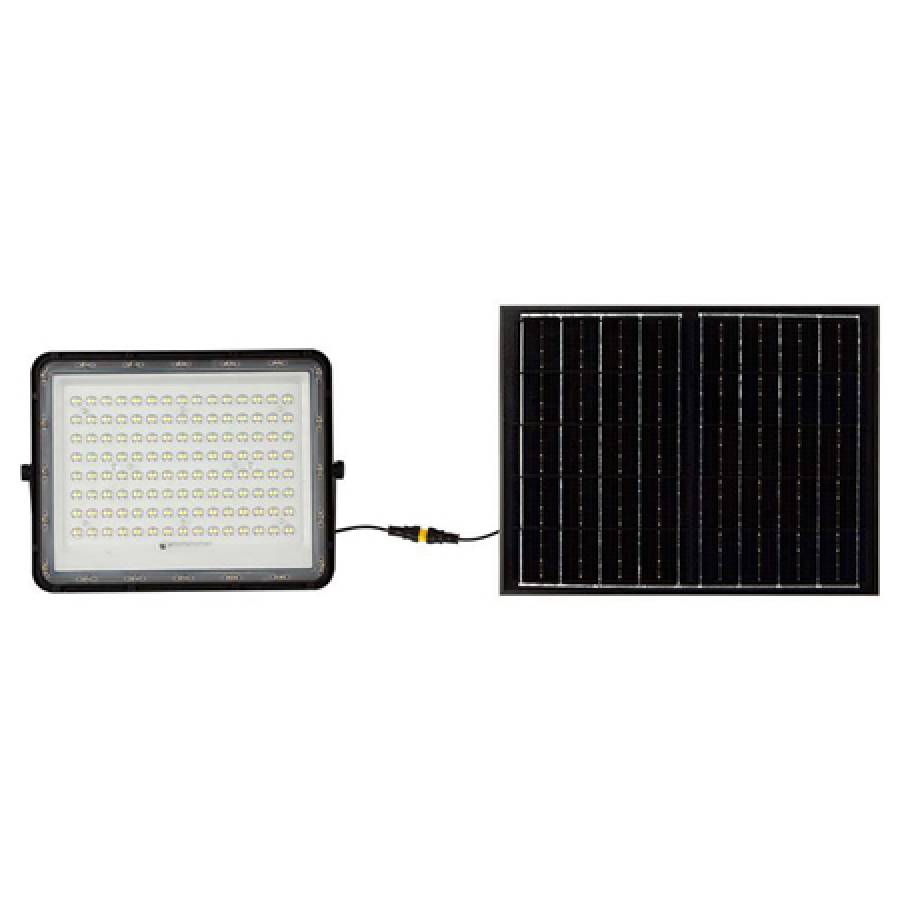 Reflector cu panou solar, putere 20w, lumina 4000k.
