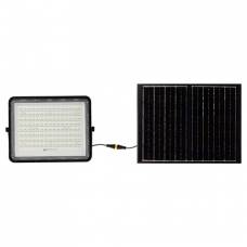 Reflector cu incarcare solara puternic 20W, luminozitate 1800lm, culoare negru.
