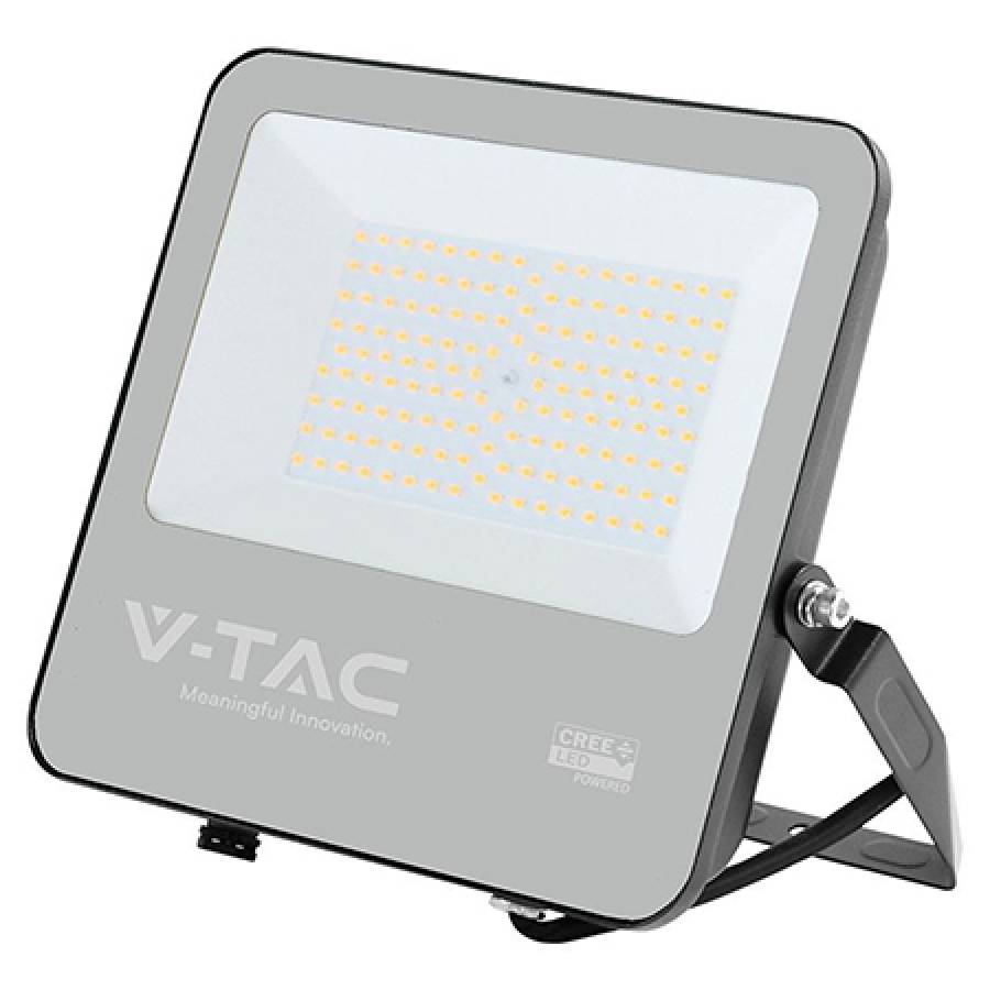 Reflector Led 100w 135lm/w 6500k Ip65 Cablu 1m Cip Cree - Negru/gri