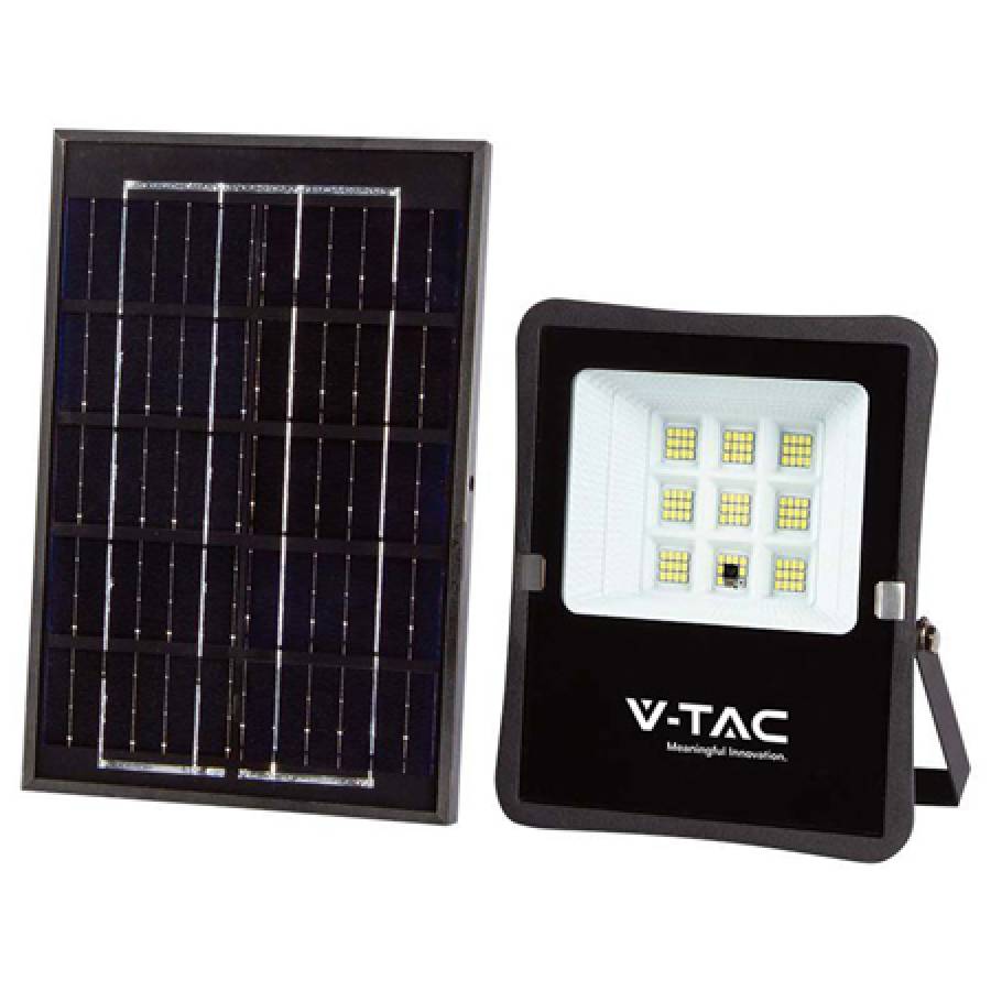 Reflector LED Solar 6W, Alb Rece 6400K