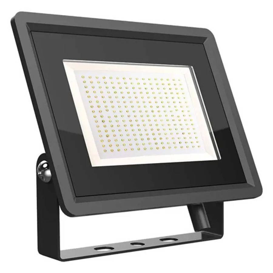 Reflector LED 200W SMD, 4000K, design negru - Economiseste energie