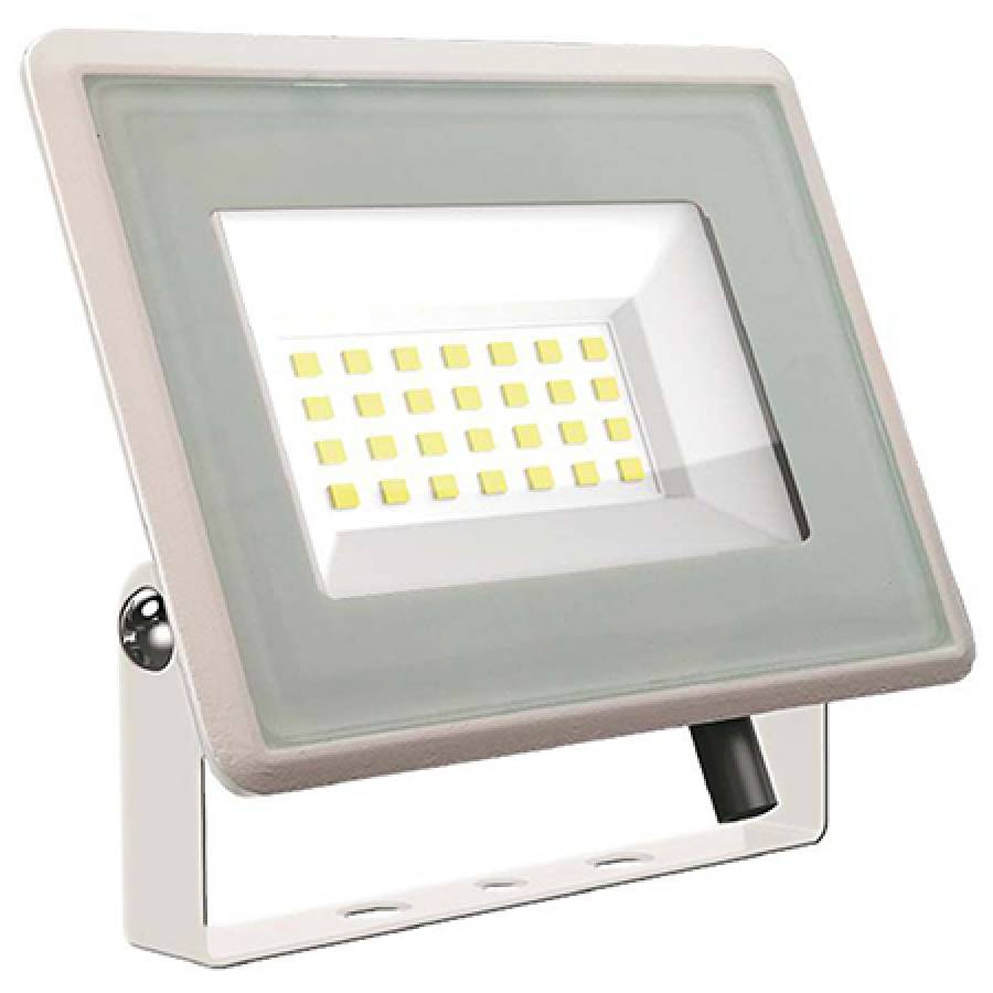Reflector LED puternic, rezistent la apă și culoare albă.