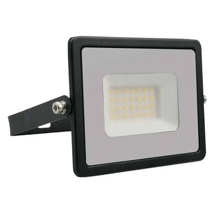 Reflector LED IP65 de 30W, 4000K, Negru