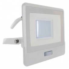 Reflector cu LED, senzor miscare, alb, 30W, IP65