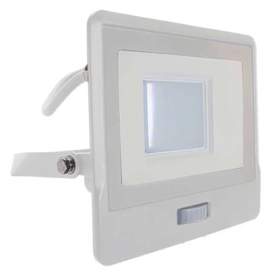Reflector cu LED, senzor miscare, alb, 30W, IP65