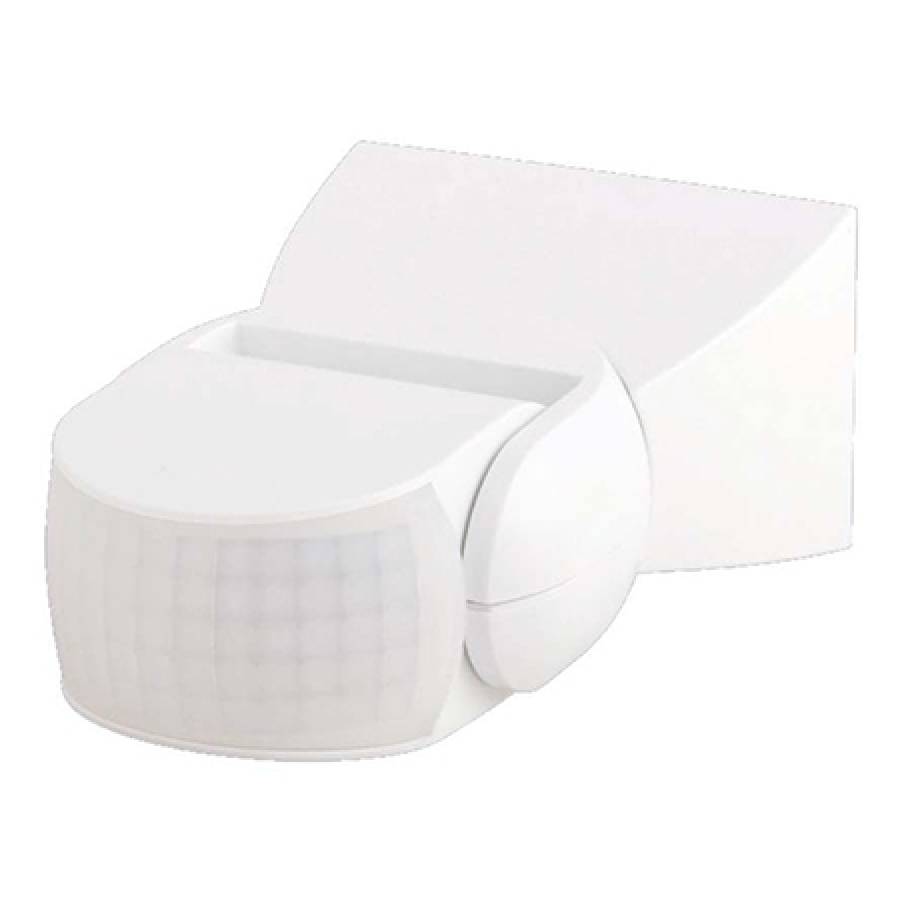 Senzor de miscare exterior, putere 300W, impermeabil, culoare alba.