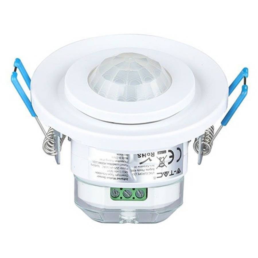 [Senzor] Miscare 360gr Montaj Tavan - Alb, Plastic, 1200W