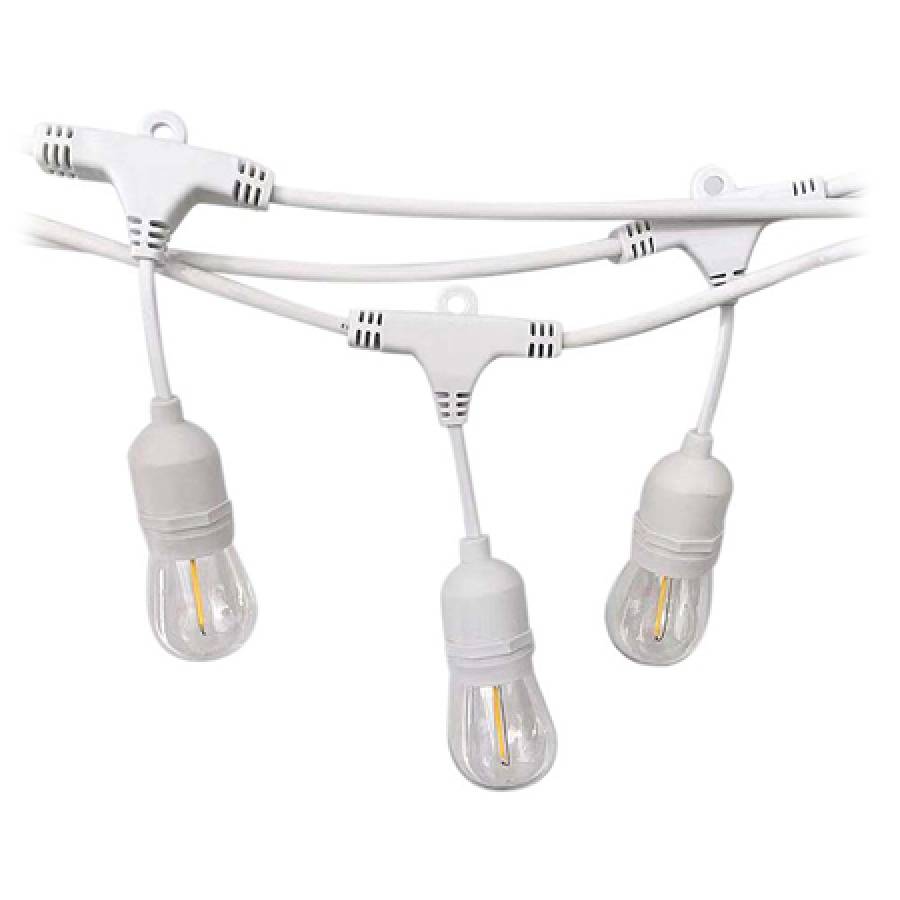 Set lumini festive E27x15 15m IP65 - Alb