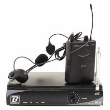 Microfon wireless VHF portabil pentru înregistrări profesionale.
