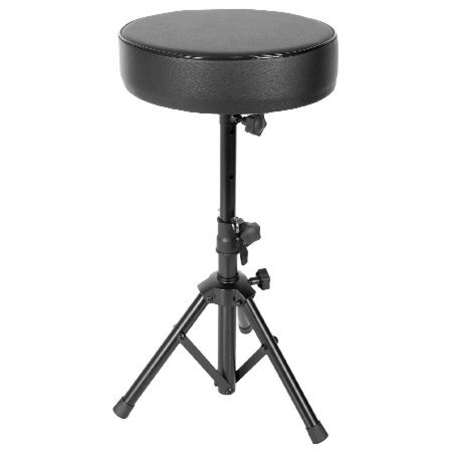 Taburet Muzical Reglabil cu Scaun Comfortabil din Piele