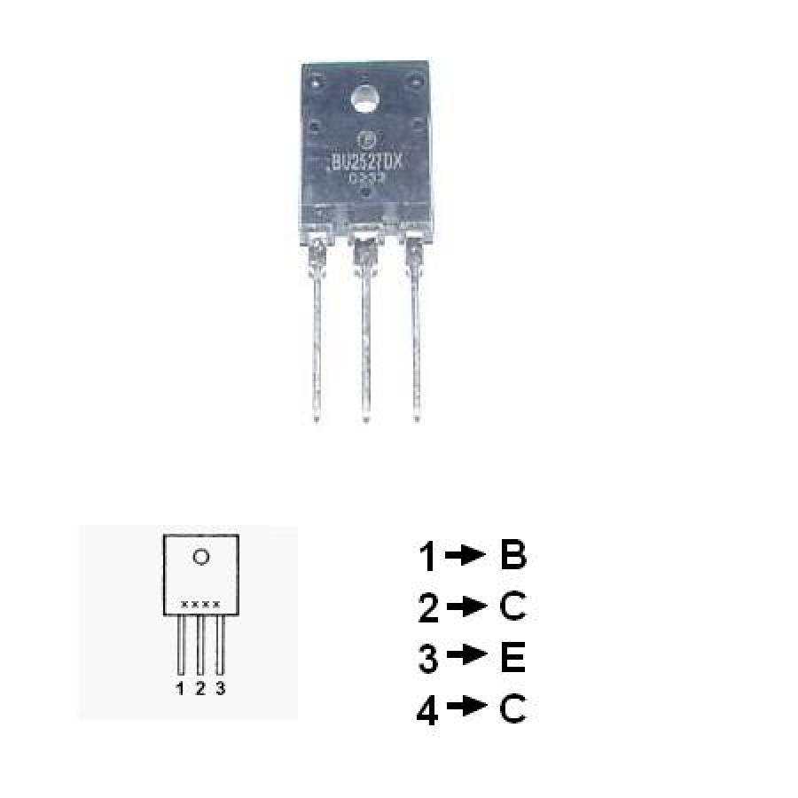 Tranzistor NPN comutare 12A 45W izolat cu dioda protector