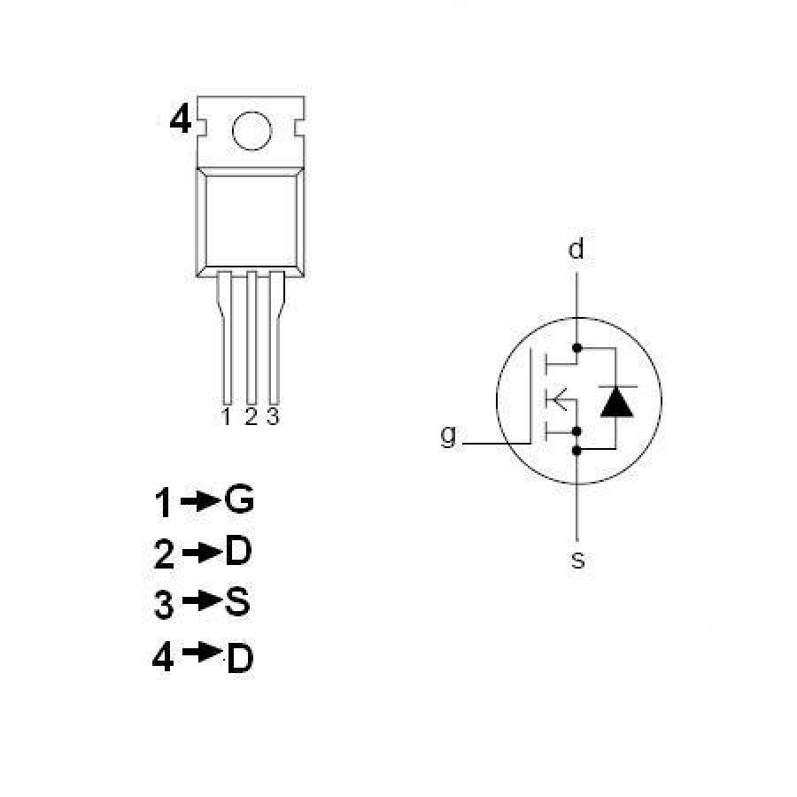 Modul tranzistor N canal de înaltă tensiune 800V