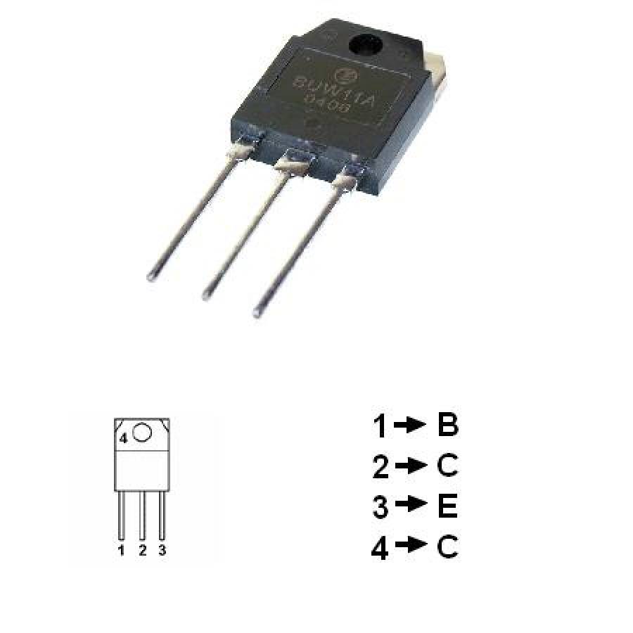 Componenta electronica: tranzistor cu performante de putere si tensiune.