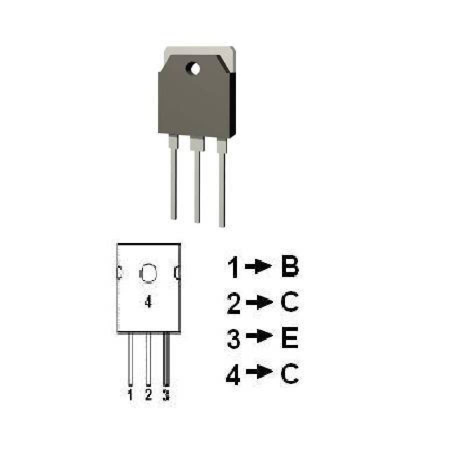 Tranzistor NPN, putere 25W, frecventa 100MHz, 1.5A, 160V