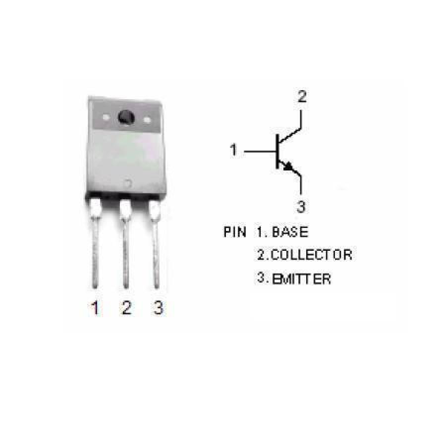 Tranzistor NPN Izolat, 12A, 45W - Comutatie