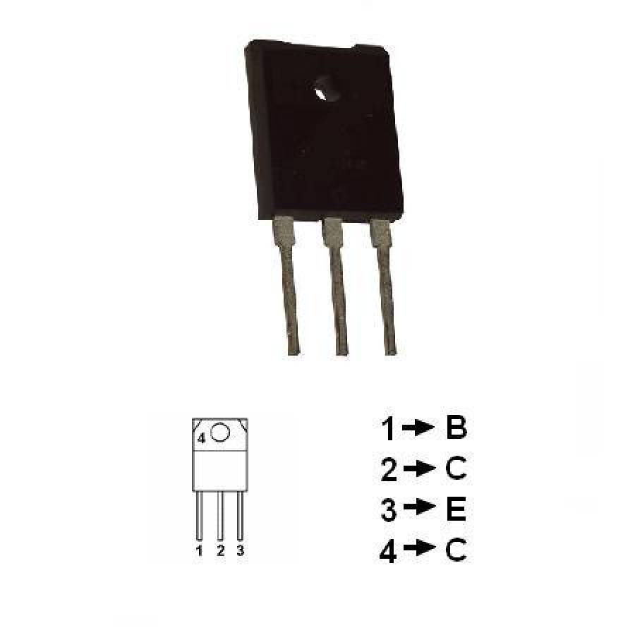 Tranzistor de comutare cu izolatie, NPN, 8A, 34W, BU508A