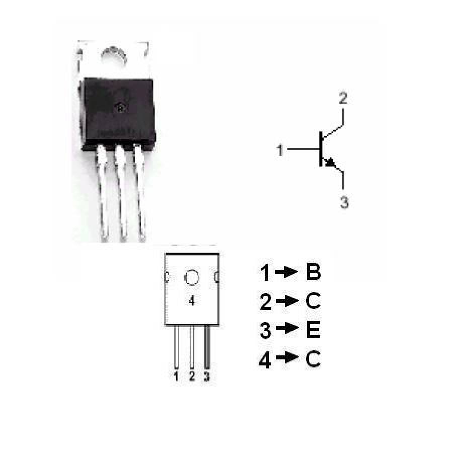 Tranzistor putere NPN 60V, 3A, 30W, 90MHz