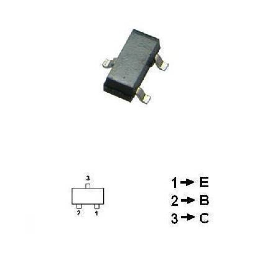 Tranzistor semnal mic PNP - BC857B