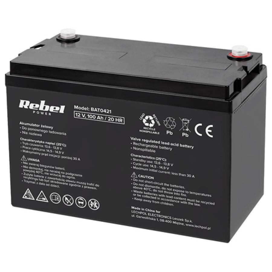 Baterie GEL transportabilă 12V 100Ah