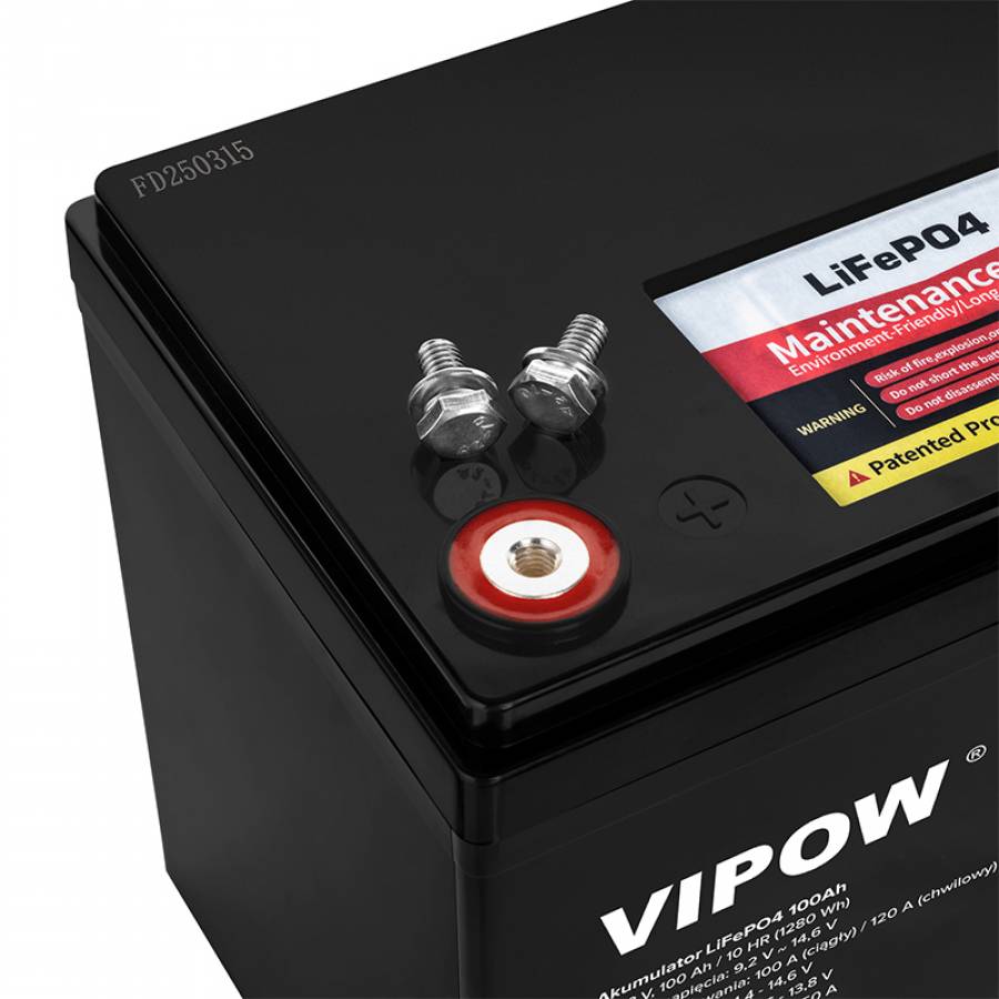 Acumulator Lifepo4 12.8v 100ah Bms Vipow