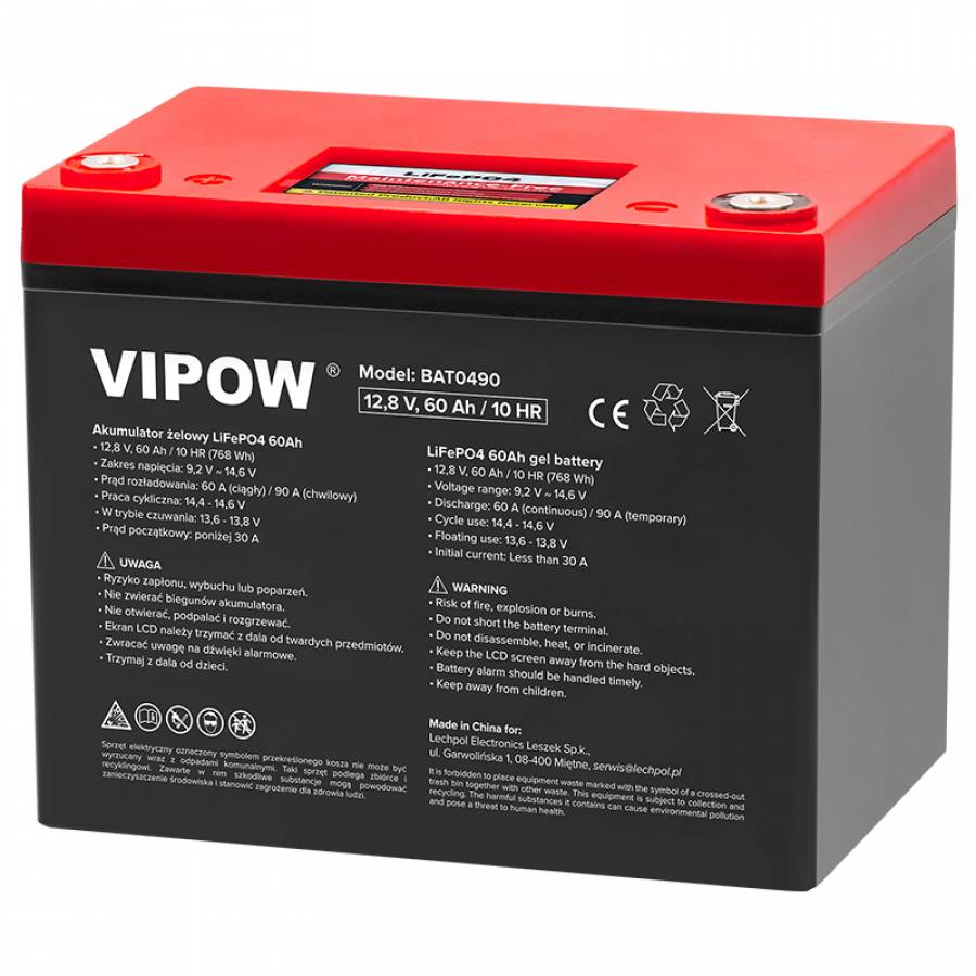 Acumulator Lifepo4 60ah Cu Bms