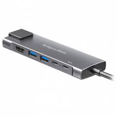 Hub Usb Tip C Multifunctional cu HDMI si RJ-45