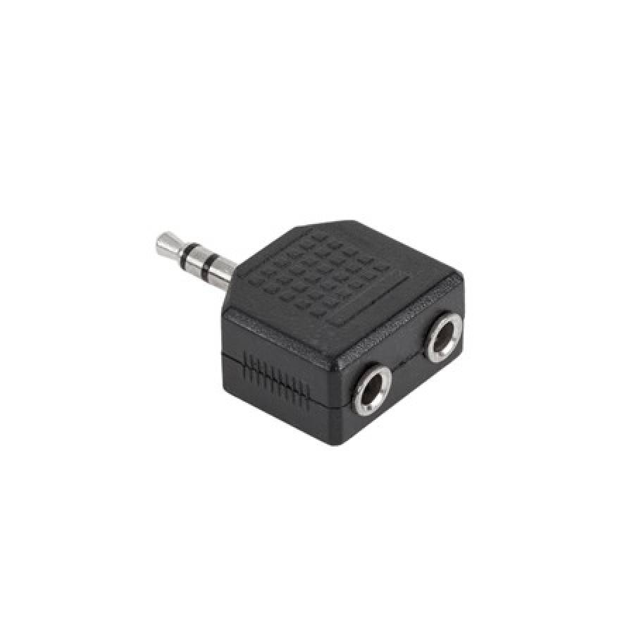 Adaptor Jack 3.5 mm 2x3.5 mm stereo
