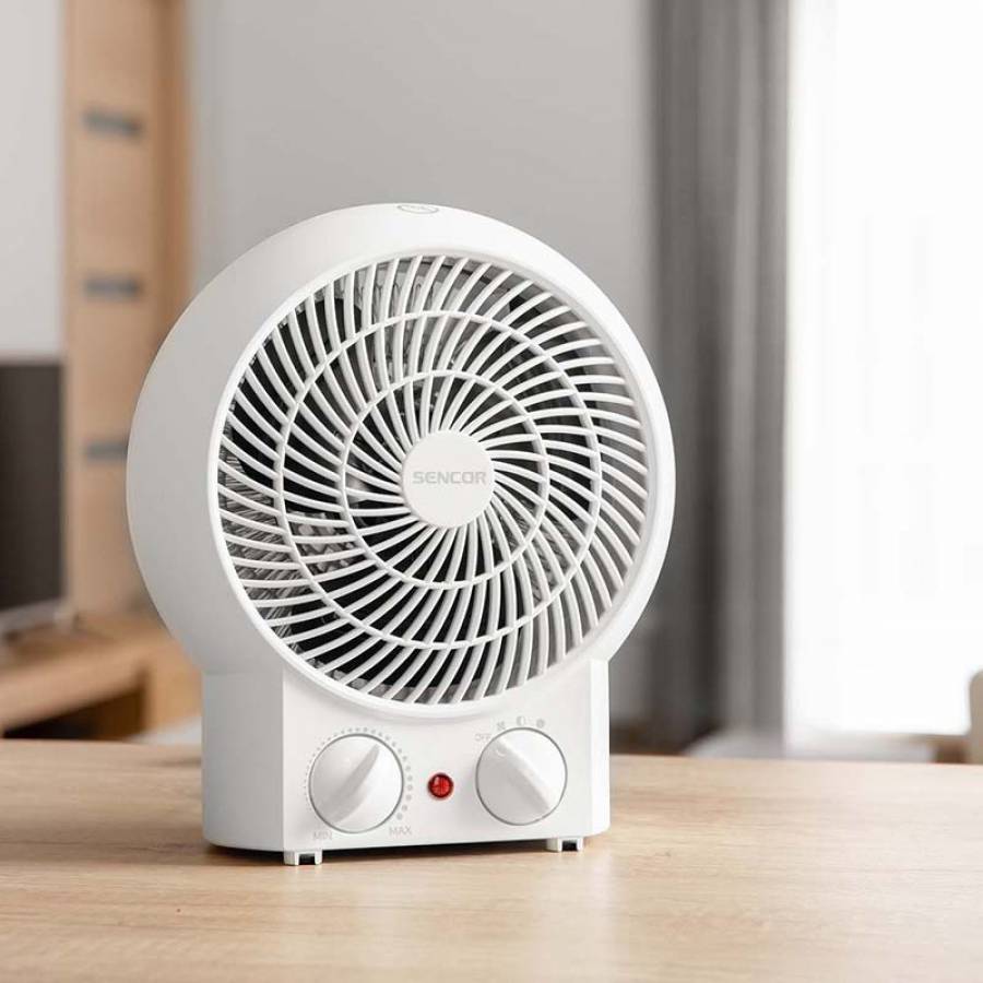 Aeroterma Electrica 2000w Control Termostat Supraîncălzire Transportabilечर