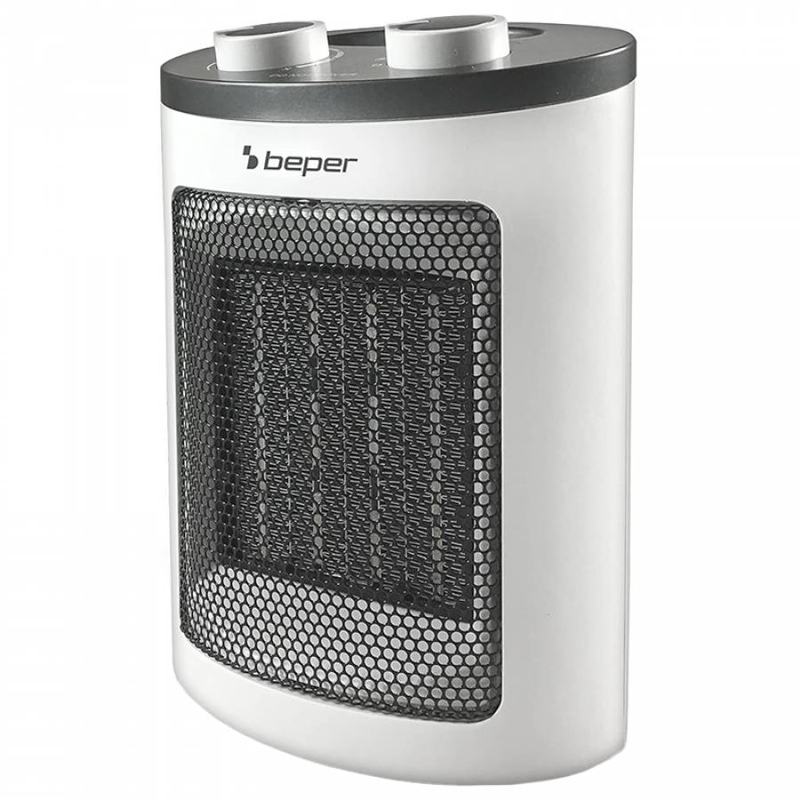 Ventilator electric portabil cu ajustare a temperaturii, ideal pentru iarna.