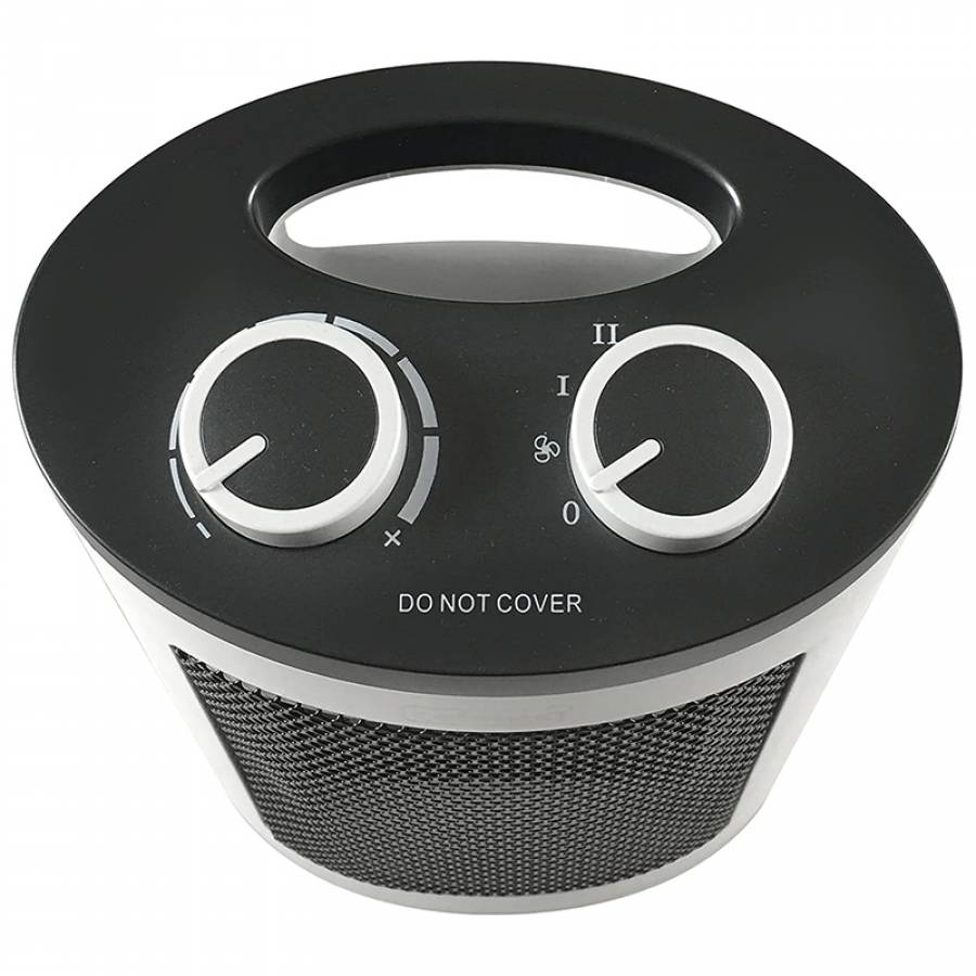 Ventilator electric portabil cu ajustare a temperaturii, ideal pentru iarna.