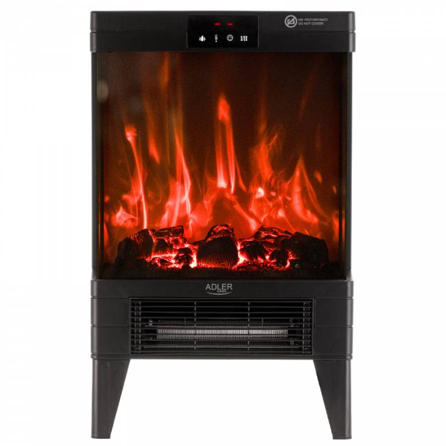 Aeroterma Electrica Semineu Efect Flacara 3D Led