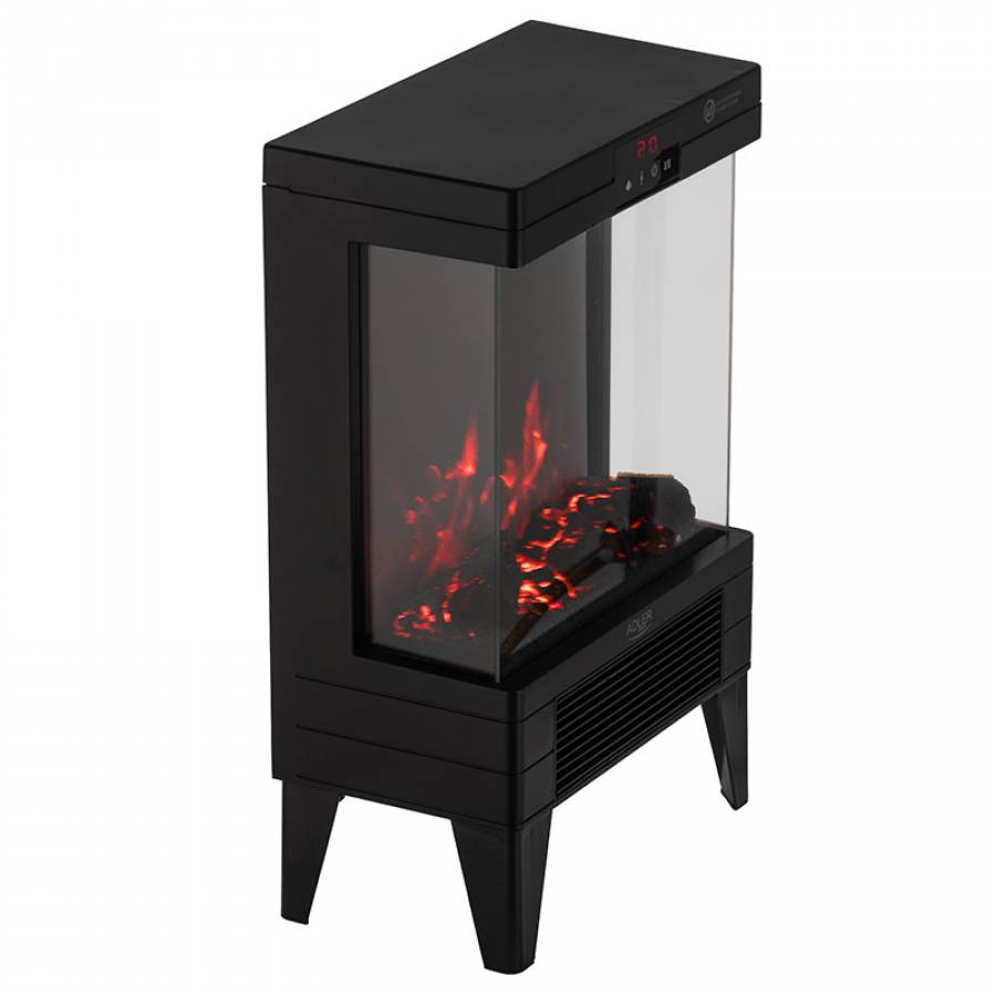 Aeroterma Electrica Semineu Efect Flacara 3D Led