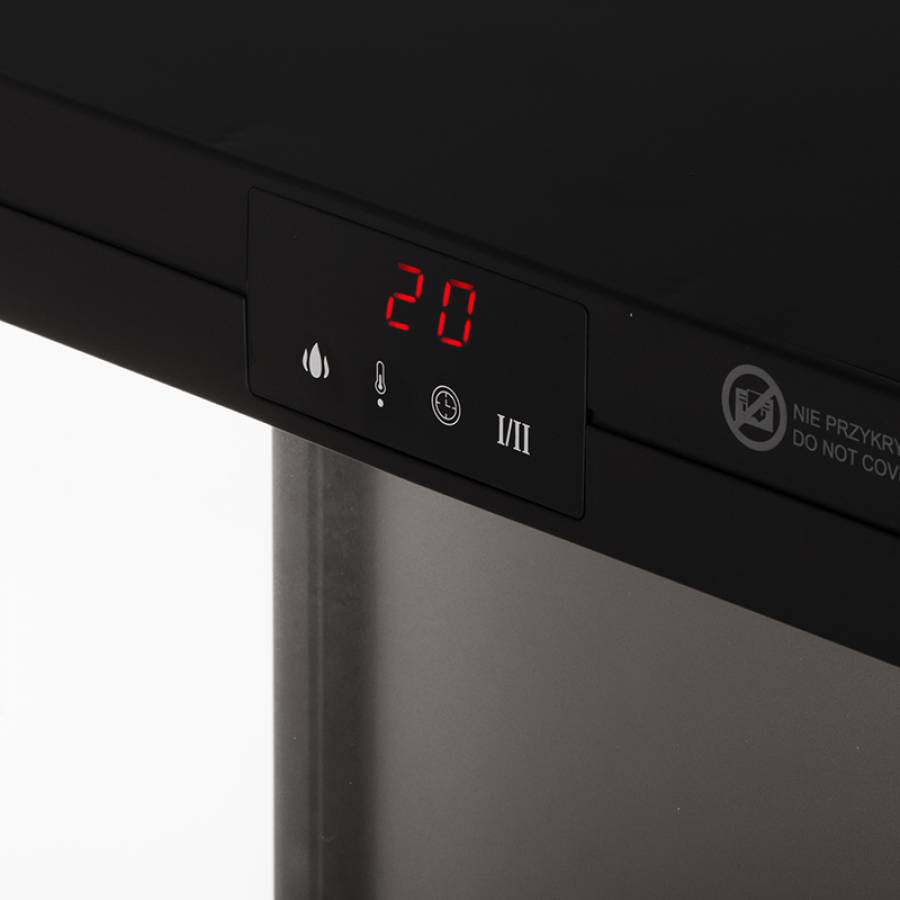 Aeroterma Electrica Semineu Efect Flacara 3D Led