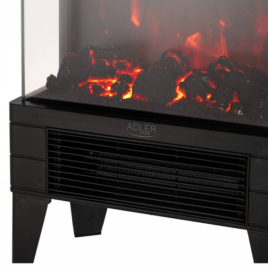 Aeroterma Electrica Semineu Efect Flacara 3D Led