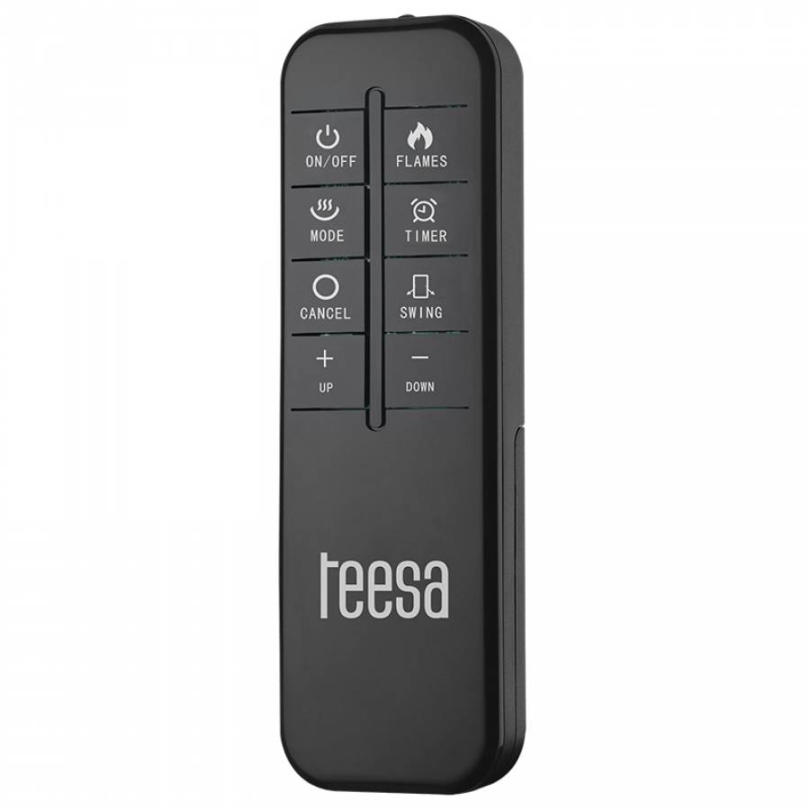 Semineu Electric Decorativ cu Aeroterma si Telecomanda Teesa