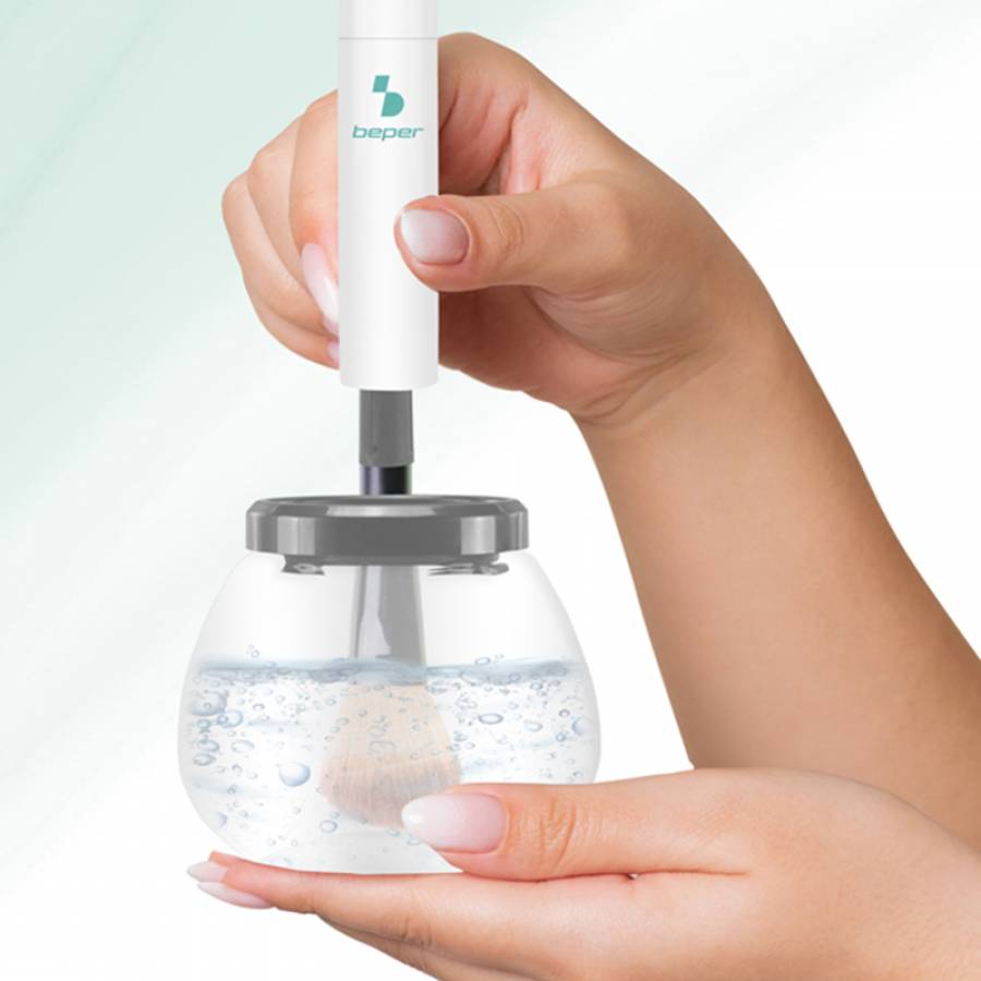 Curatare automata pensule machiaj, curatare rapida, adaptori inclusi