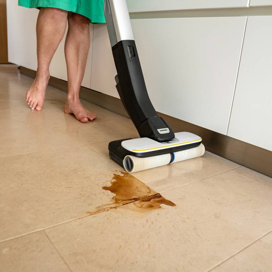 Set Curatare Podele Karcher Fc 4-4 Cu Baterii