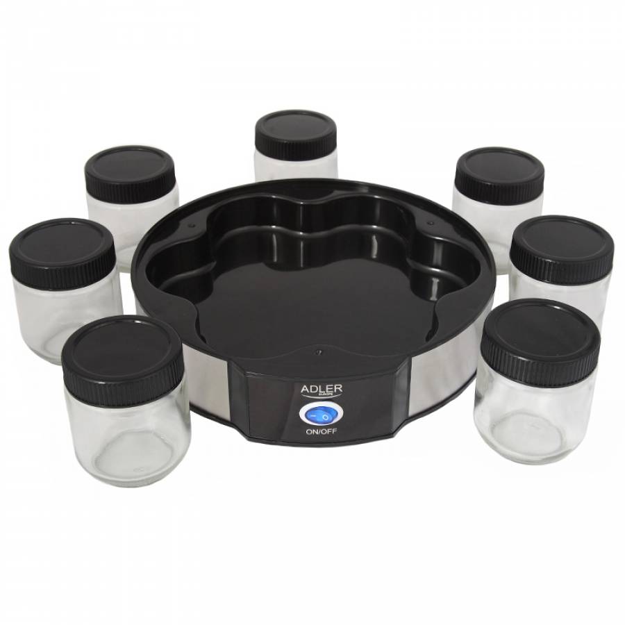 Produs Aparat Iaurt Borcane Sticla 7 X200 Ml Adler