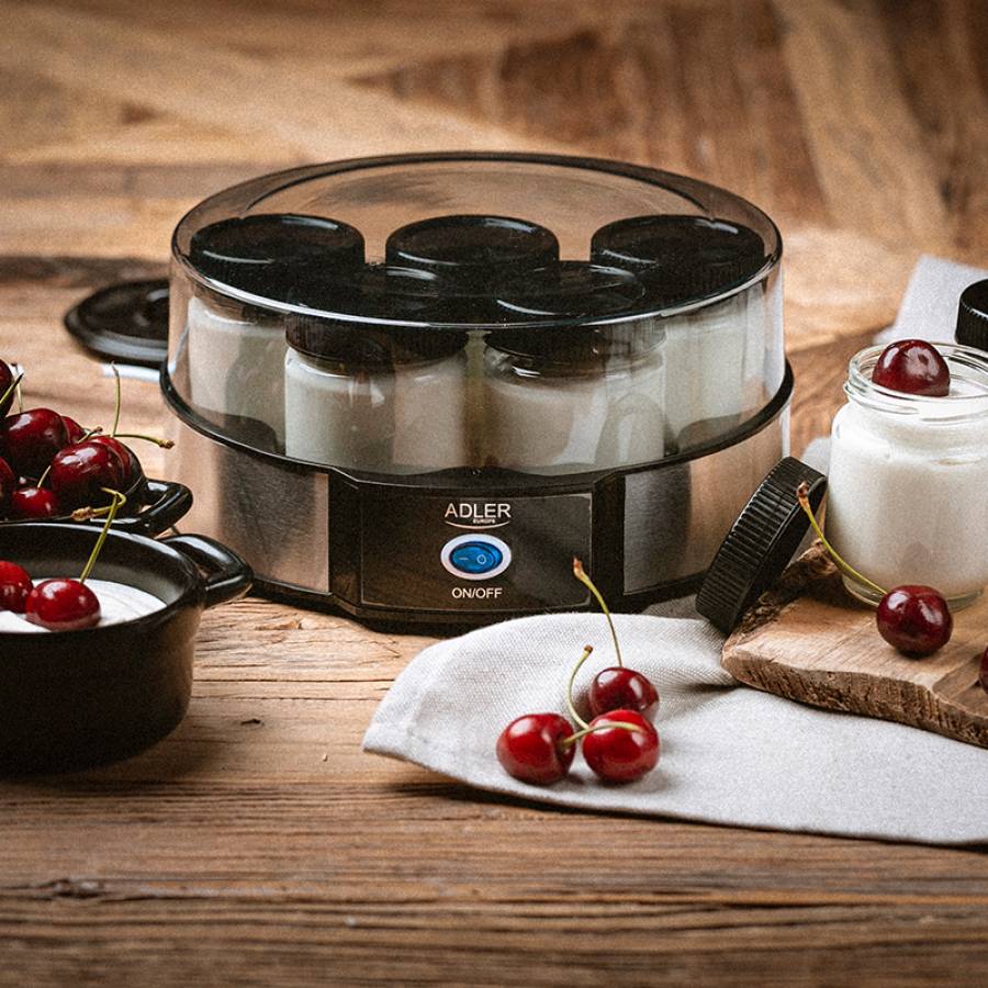 Produs Aparat Iaurt Borcane Sticla 7 X200 Ml Adler