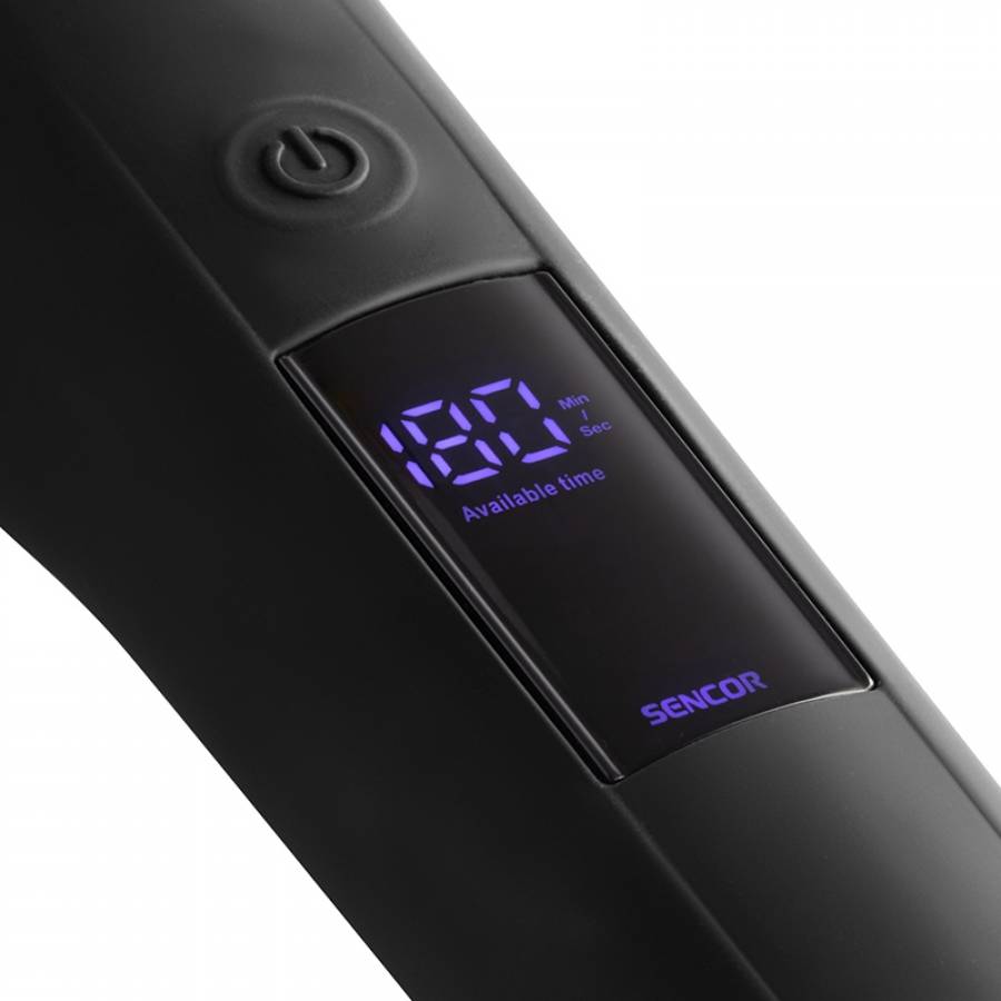 Aparat de ras titan cu afisaj, autonomie 180 minute, incarcare USB