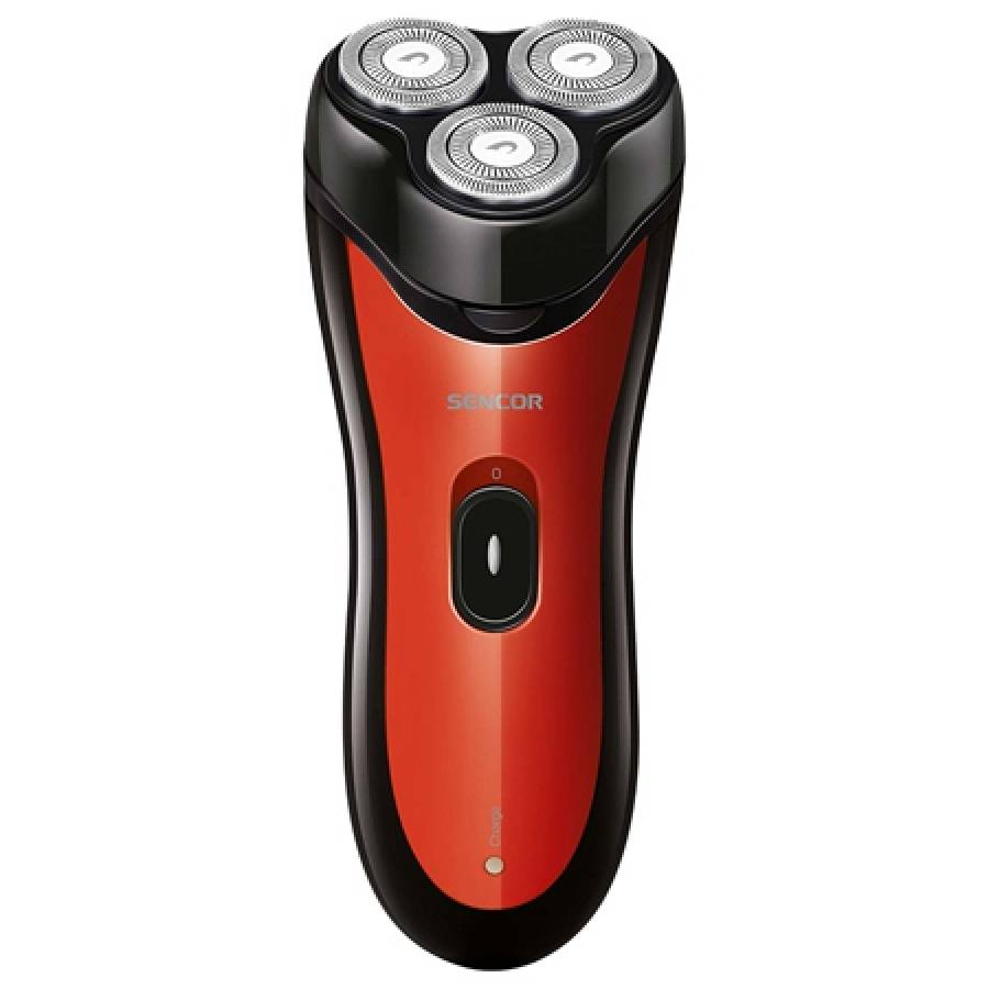 Aparat Rotativ Ras Sencor Rosu Baterie Incluse