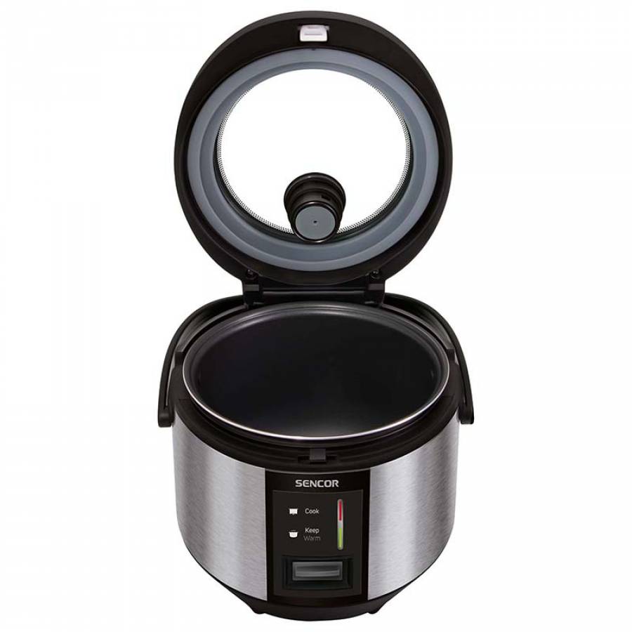 Aparat Gatit Orez, Capacitate 1,8 L, Automat, Protectie Tripla, Negru