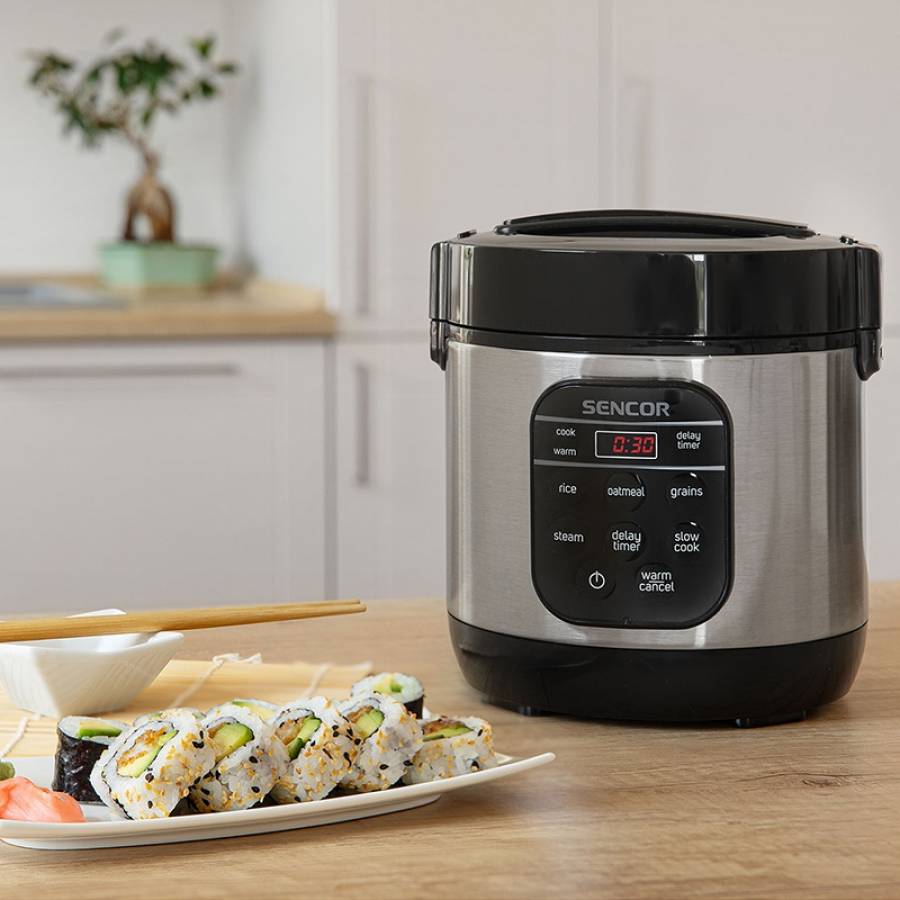 Aparat Gatit Orez Multifunctional, 5 Moduri Gatit, Afisaj Digital